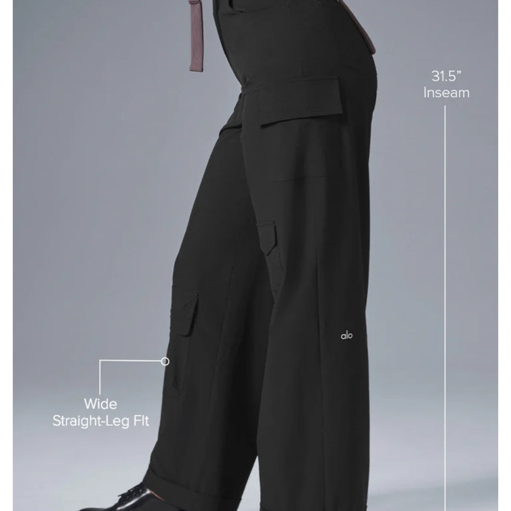 ALO Yoga Charcoal Relaxed Pants